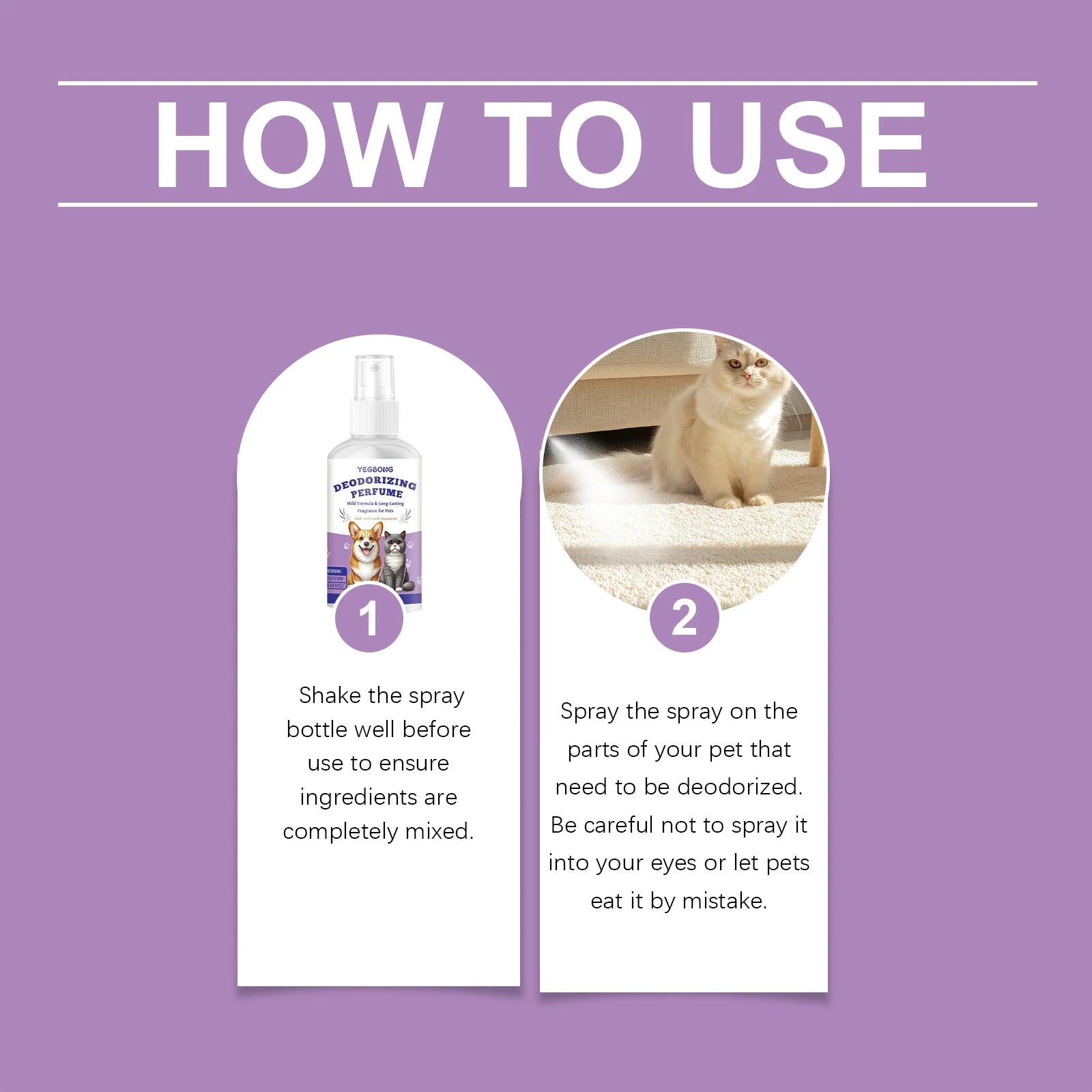 Non-irritating Deodorizing Spray Eliminates Bad Odor