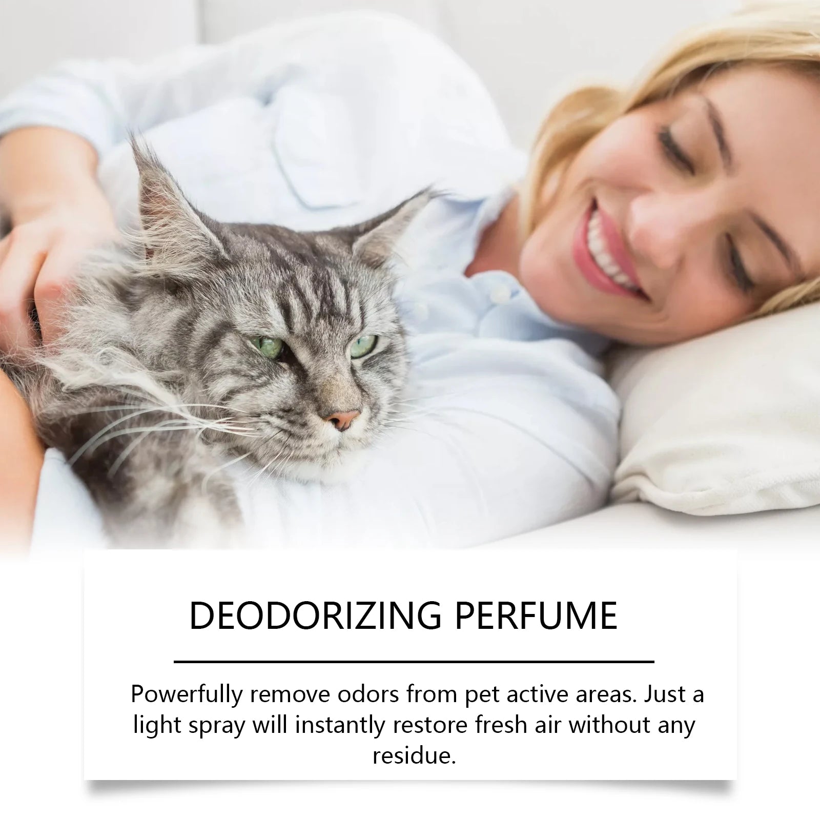 Non-irritating Deodorizing Spray Eliminates Bad Odor