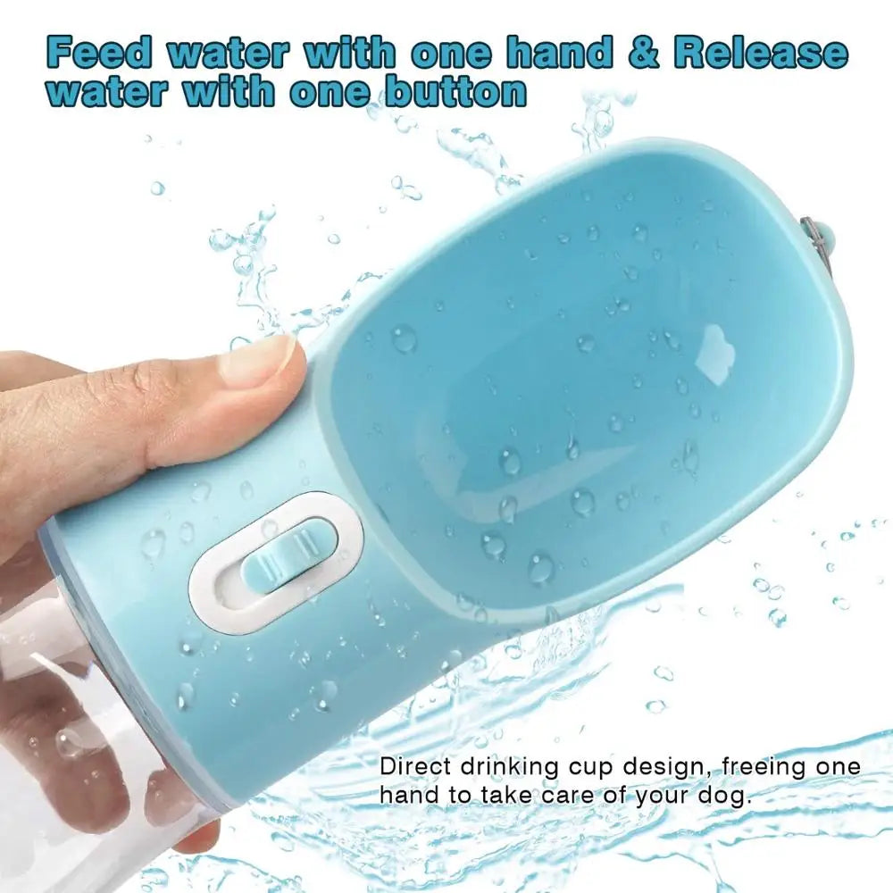 Portable Pet Drinking And Feeder Bowl