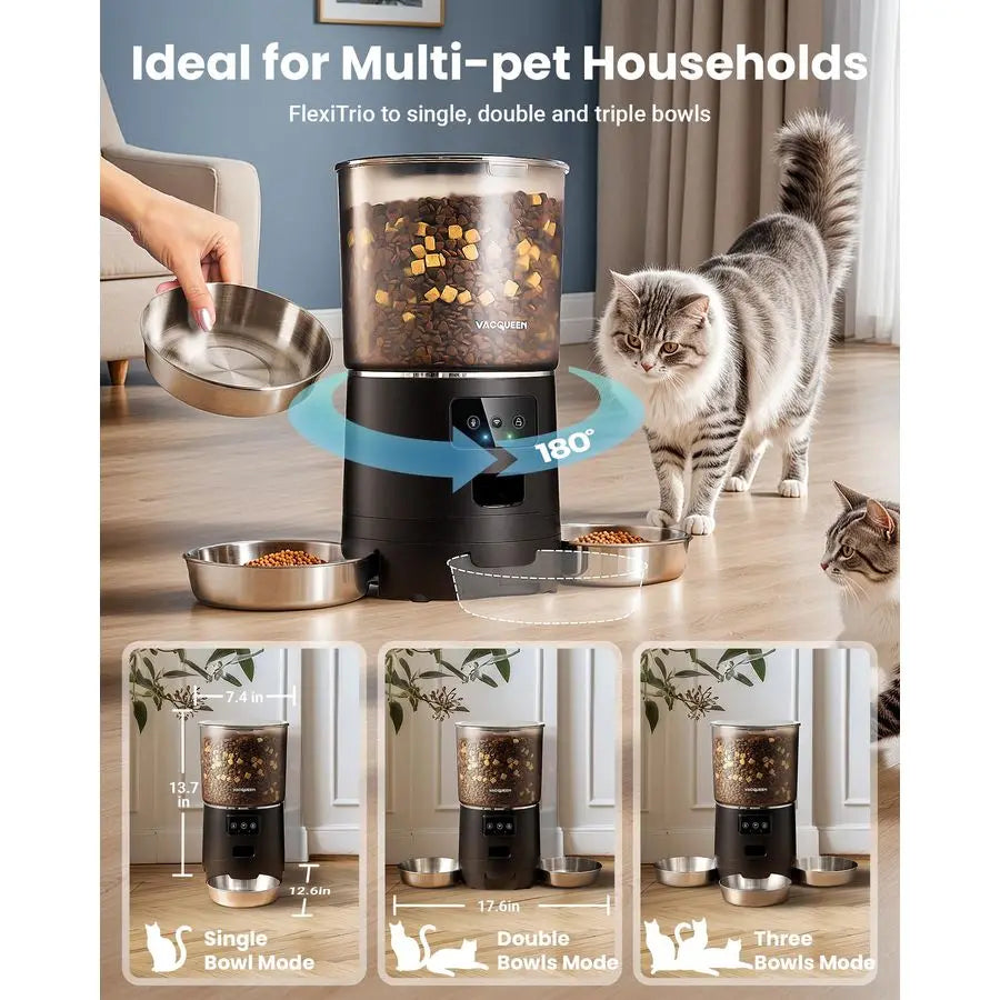 Smart WiFi Automatic Feeder 6L 25 Cups