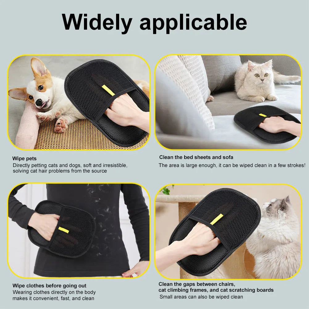 Hair Remover Grooming Gloves