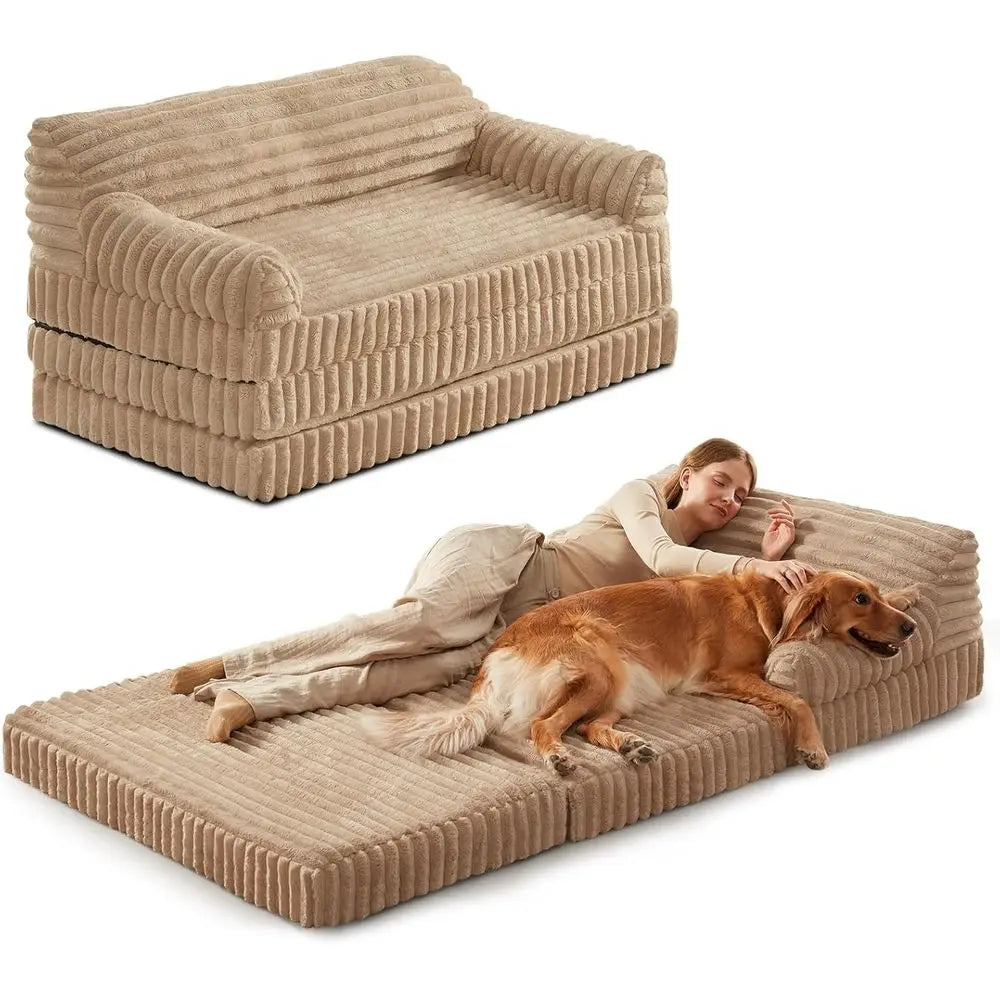Foldable Orthopedic Memory Foam Dog Bed
