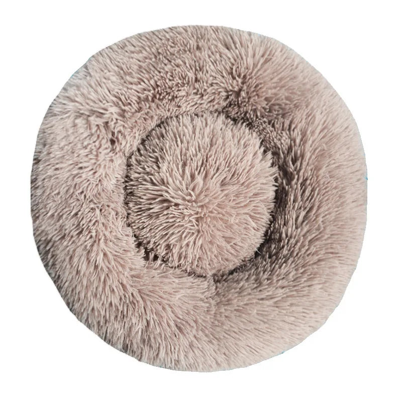 Round Winter Warm Bed Plush And Washable