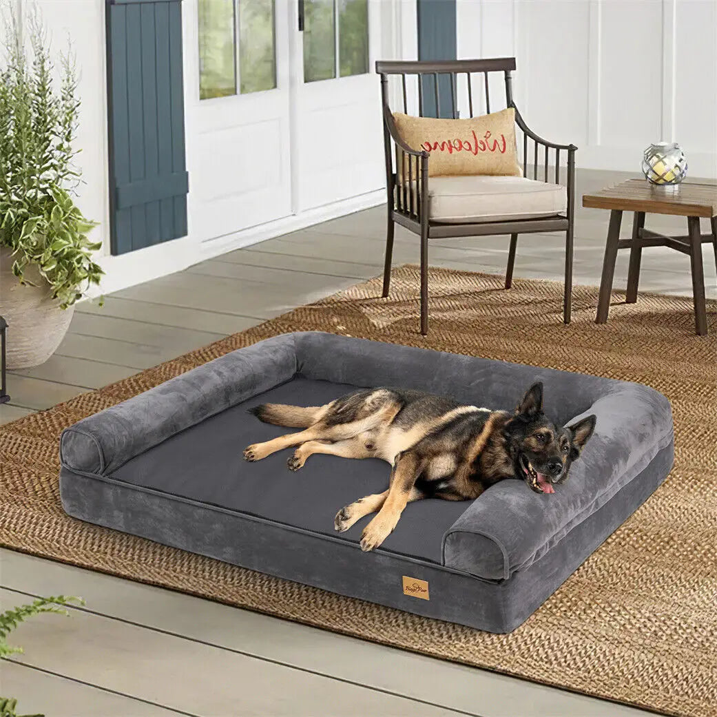 Orthopedic Pet Bed With Removable Washable Cover