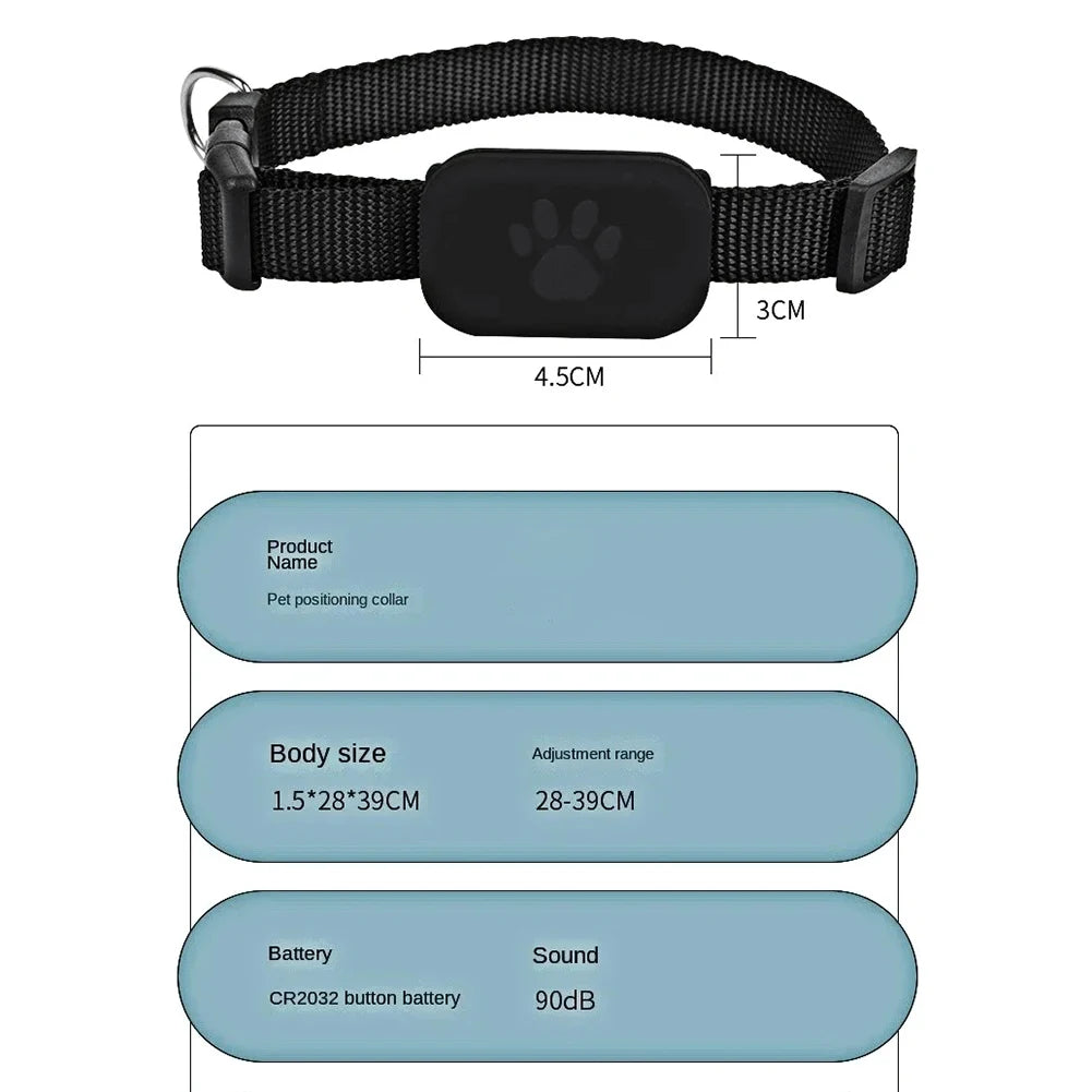 Pet GPS Tracker with Adjustable Collar