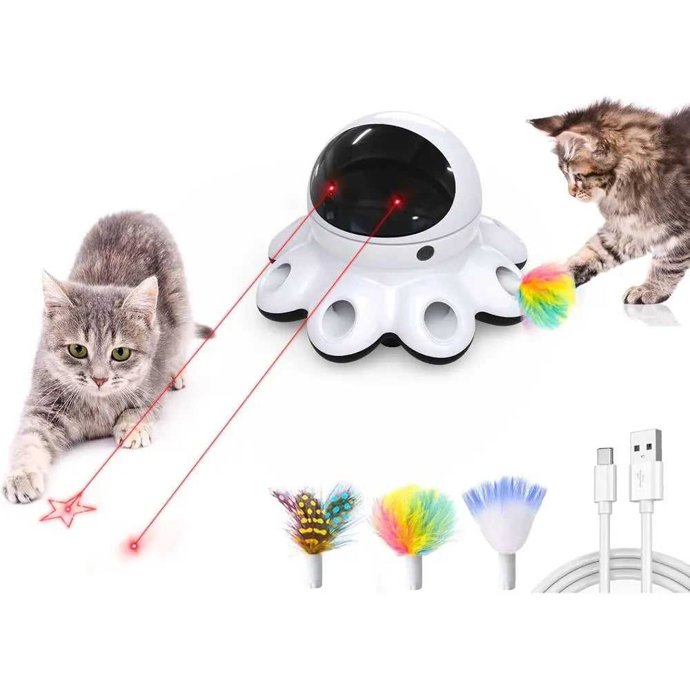 2-in-1 Interactive Automatic Motion Laser USB Rechargeable