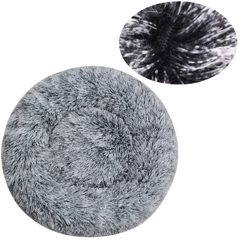 Round Winter Warm Bed Plush And Washable
