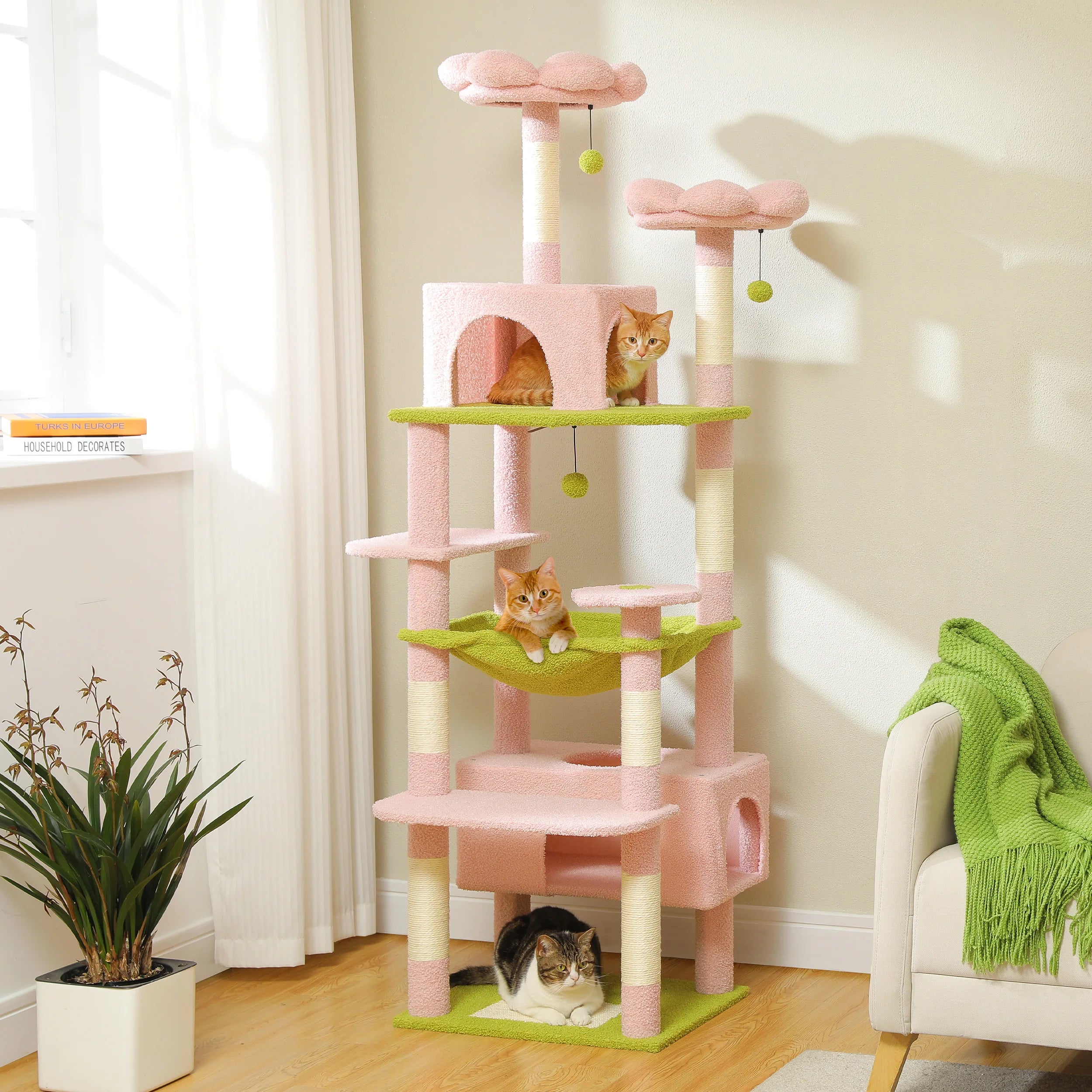 Multi-Level Cat Scratching Posts