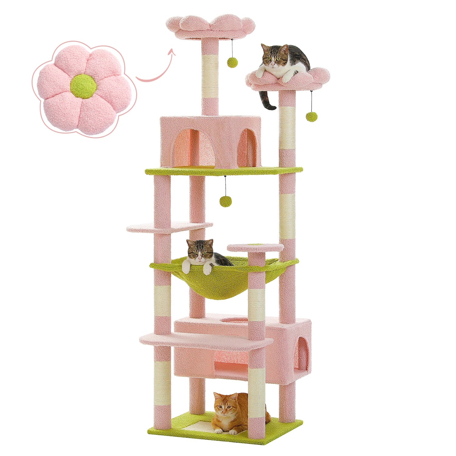 Multi-Level Cat Scratching Posts