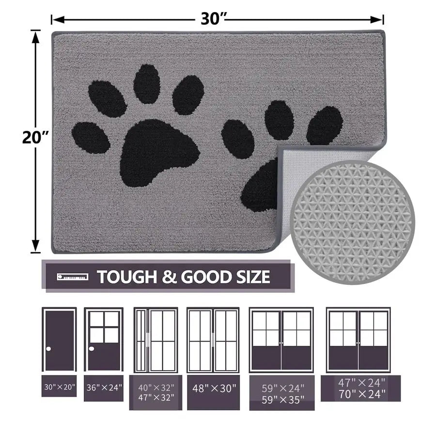 Washable Door Mat for Muddy Paws