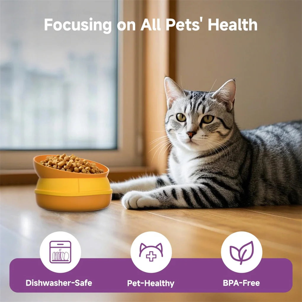 5-in-1 Burger Pet Bowls Set