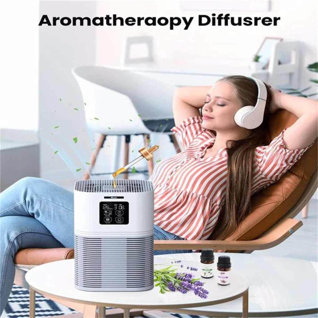 2 in 1 Air Purifier With H13 Filters For Home Allergies, Pets Odor, Aromatherapy diffuser