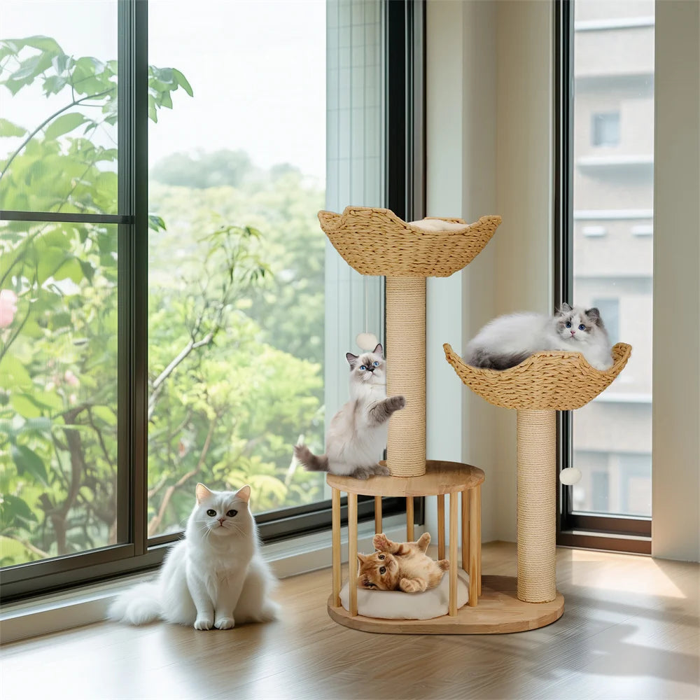 3-Tier Cat Tree Scratching Posts
