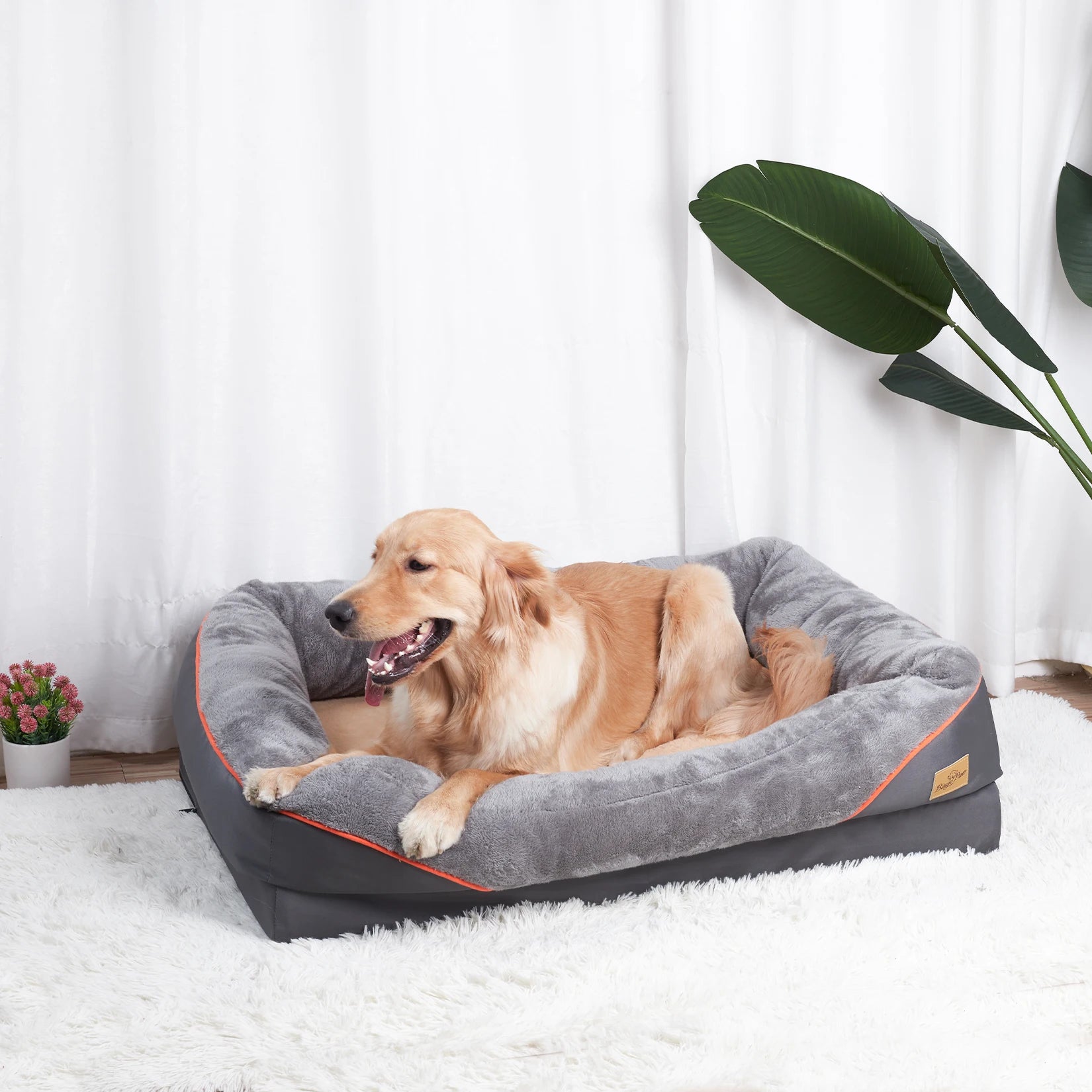 Anti Allergy Warm Fleece Large Dog Bed