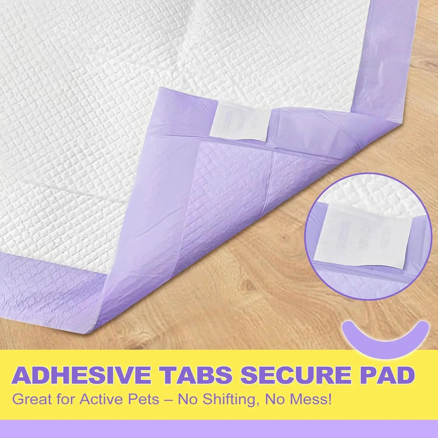 Pee Pads Leak-Proof Quick-Dry (40 Counts), Lavender Scented