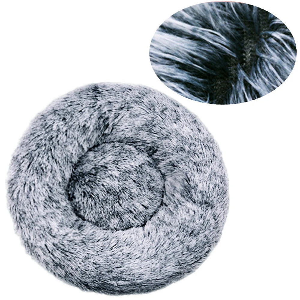 Round Winter Warm Bed Plush And Washable