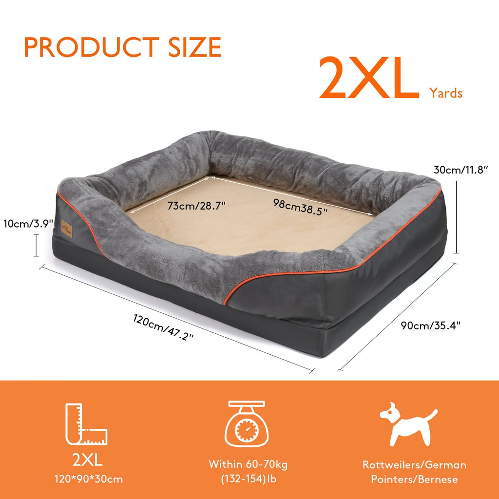 Anti Allergy Warm Fleece Large Dog Bed