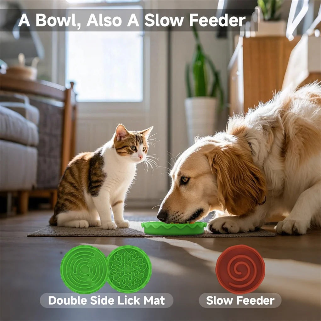 5-in-1 Burger Pet Bowls Set