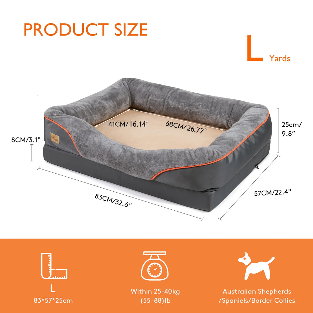 Anti Allergy Warm Fleece Large Dog Bed